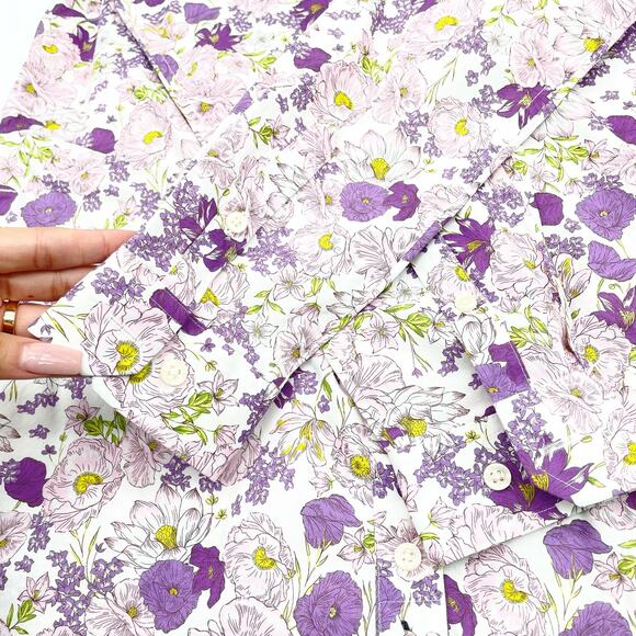 Duluth Trading Co. | Floral Button Down Tunic Shirt | XS - Picture 4 of 9